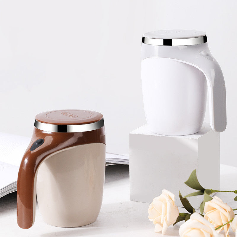 Self-Stirring Electric Coffee Mug – Rechargeable Magnetic Mixing Cup — view 1 | SupremaGear UAE