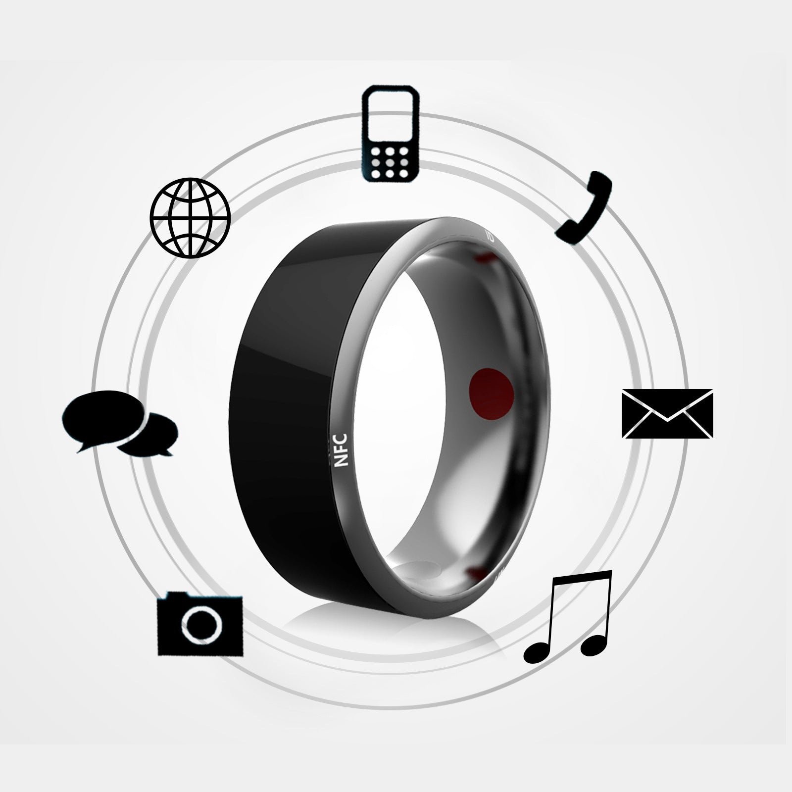 خاتم ذكي – جهاز تقني قابل للارتداء متعدد الوظائف بتقنية NFC — view 1 | SupremaGear UAE