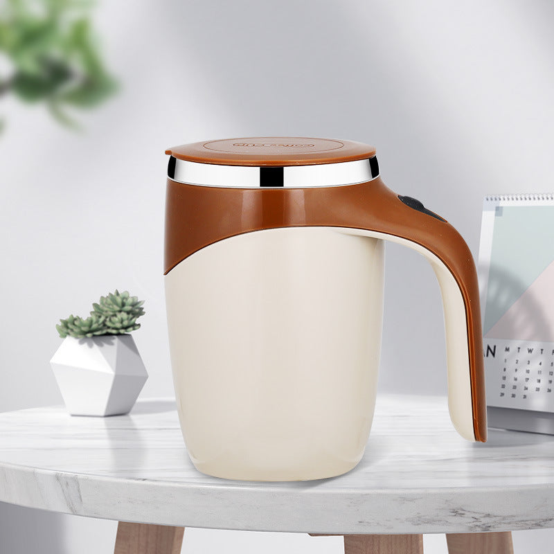 Self-Stirring Electric Coffee Mug – Rechargeable Magnetic Mixing Cup — view 1 | SupremaGear UAE