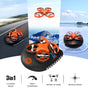 3-in-1 RC Hovercraft Drone – Air, Land & Water Remote Control Vehicle