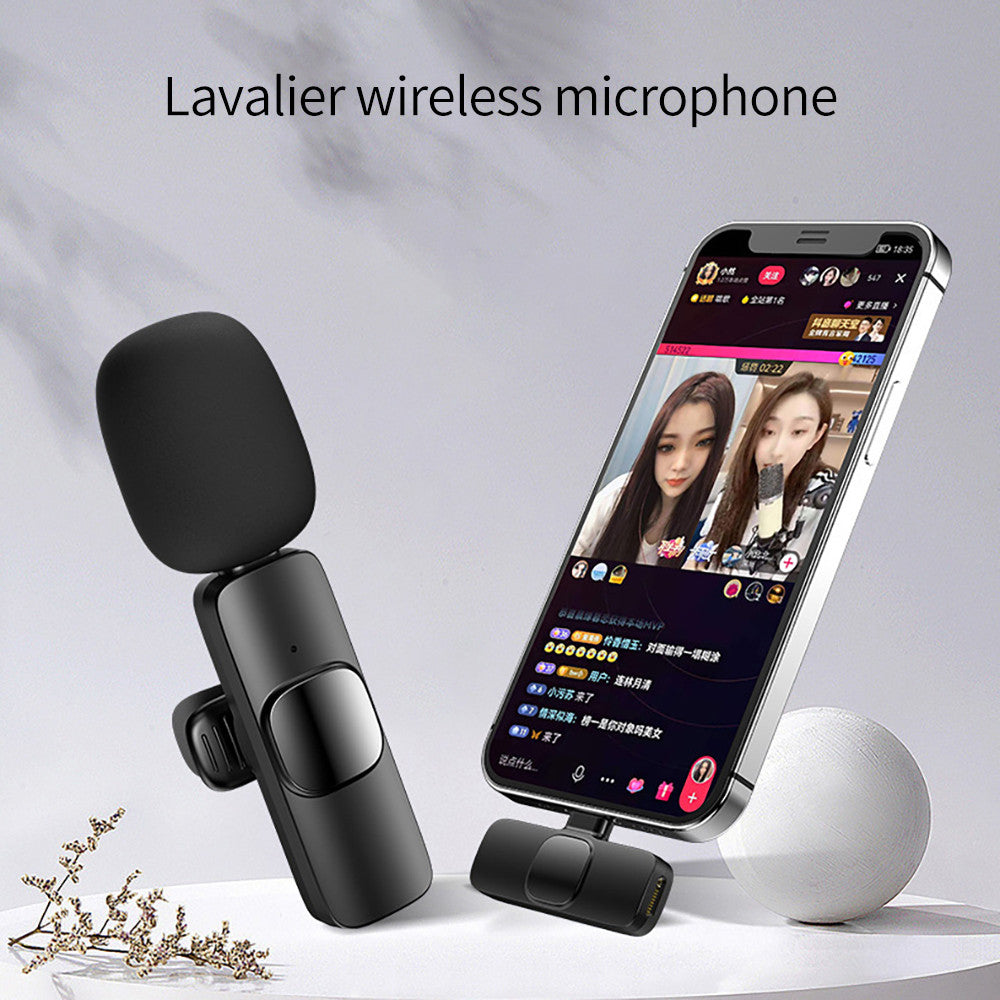 Wireless Clip-On Lavalier Microphone for iPhone & Android — view 1 | SupremaGear UAE