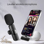 Wireless Clip-On Lavalier Microphone for iPhone & Android