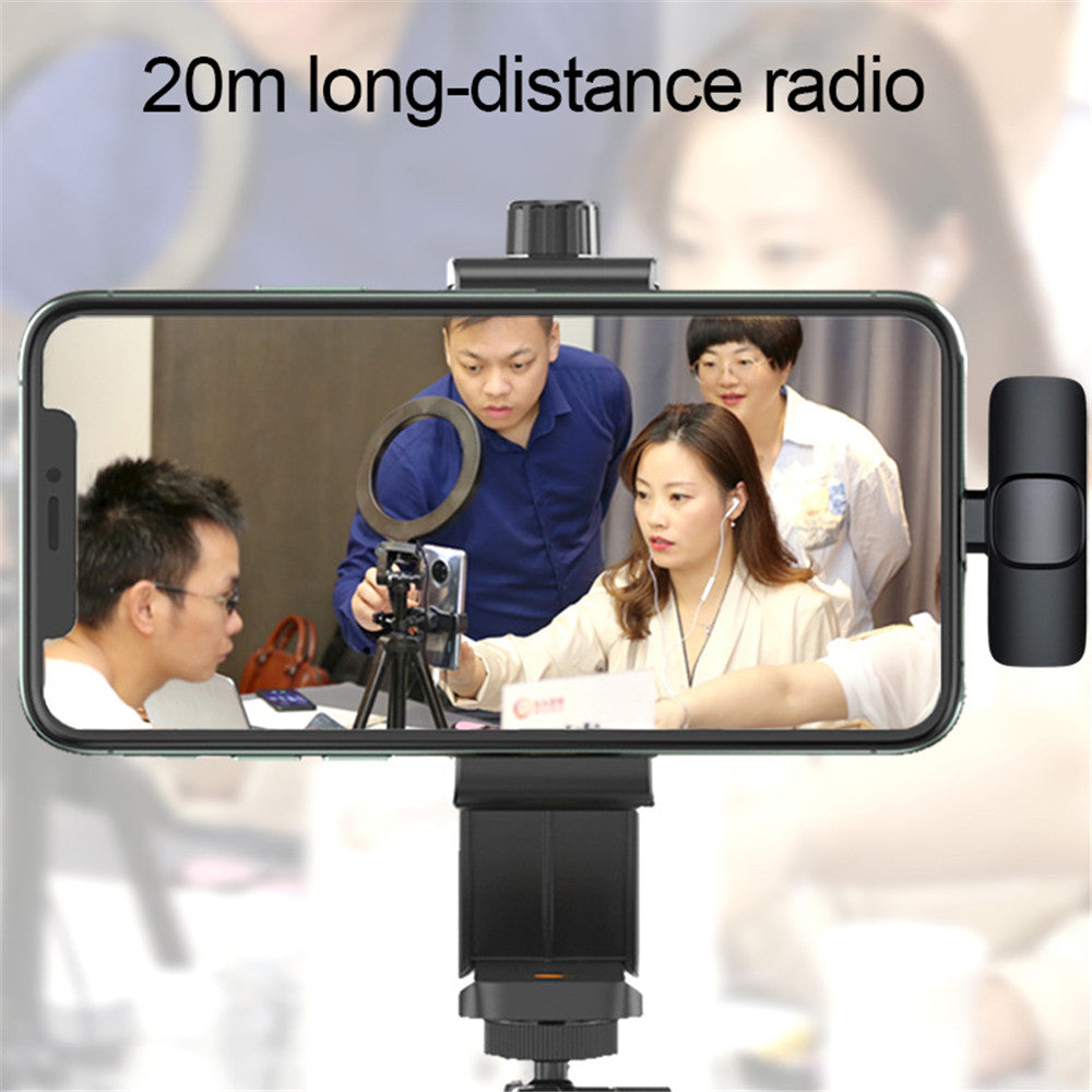 Wireless Clip-On Lavalier Microphone for iPhone & Android